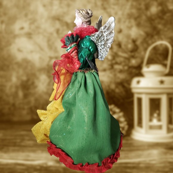 The Bombay Company Christmas Angel - Tree Topper - 16" - Porcelain - Picture 9 of 10